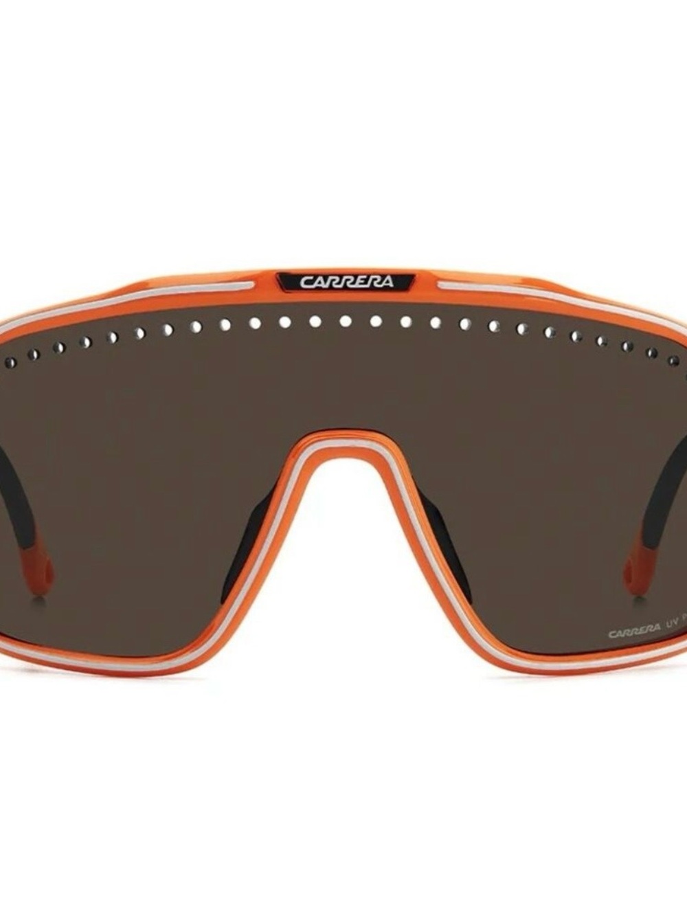 Carrera C Sport 02/S A1WIR Orange Shield Sunglass Visor with Brown Lenses
